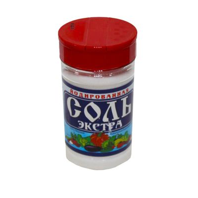 Соль Экстра поваренная йодир. 0,350кг пл/б